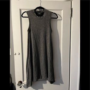 Maeve dress from Anthropologie. Grey with black liner. It’s a lovely dress!